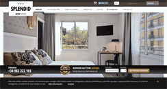 Desktop Screenshot of hotel-splendidbarcelona.com